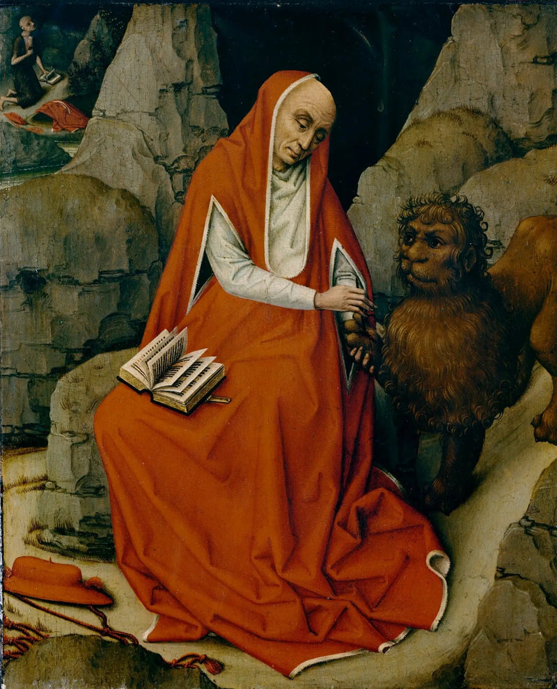 Święty Hieronim na pustyni - Rogier van der Weyden
