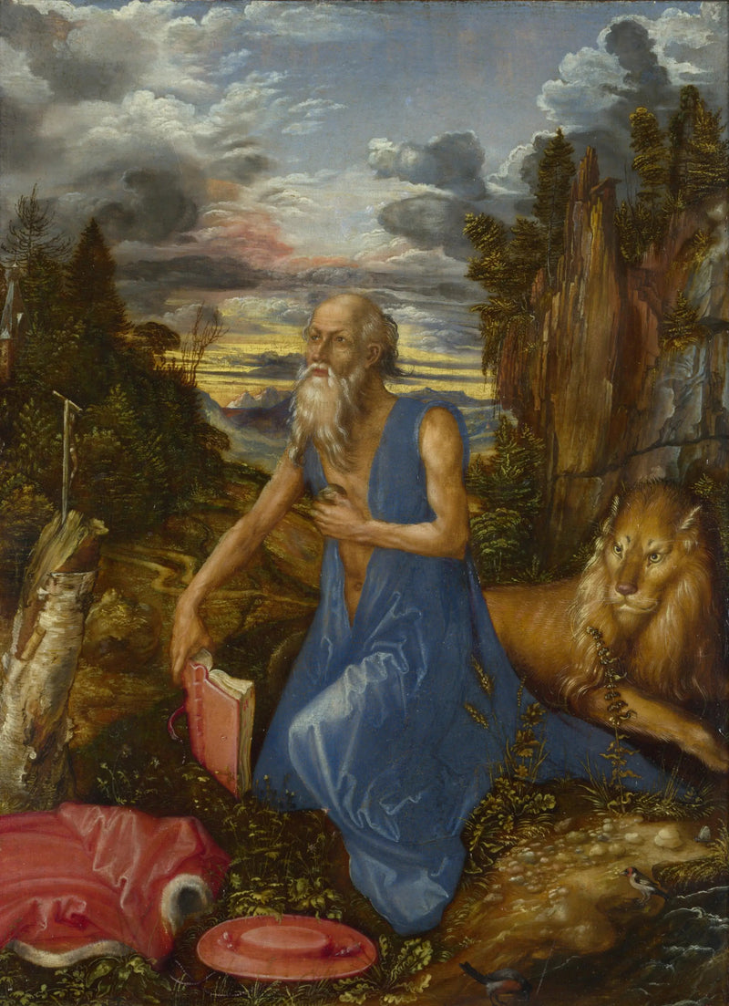 Święty Hieronim na pustyni - Albrecht Dürer