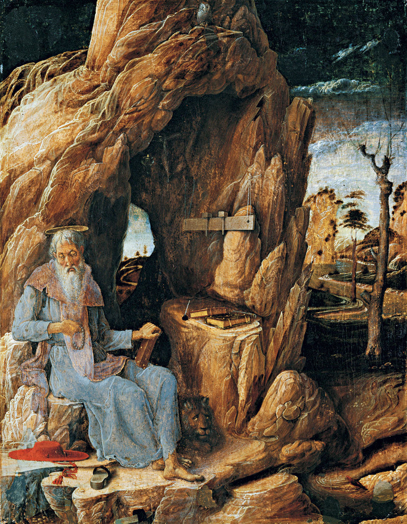 Święty Hieronim na pustyni - Andrea Mantegna