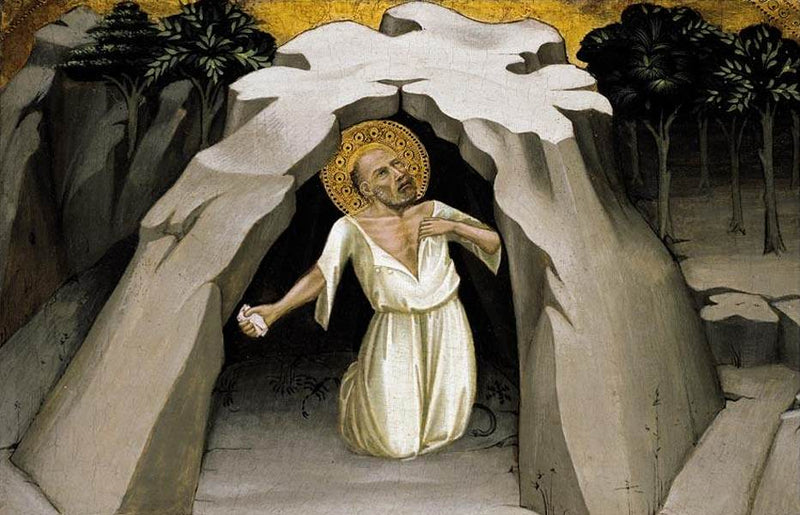 Święty Hieronim na pustyni - Lorenzo Monaco