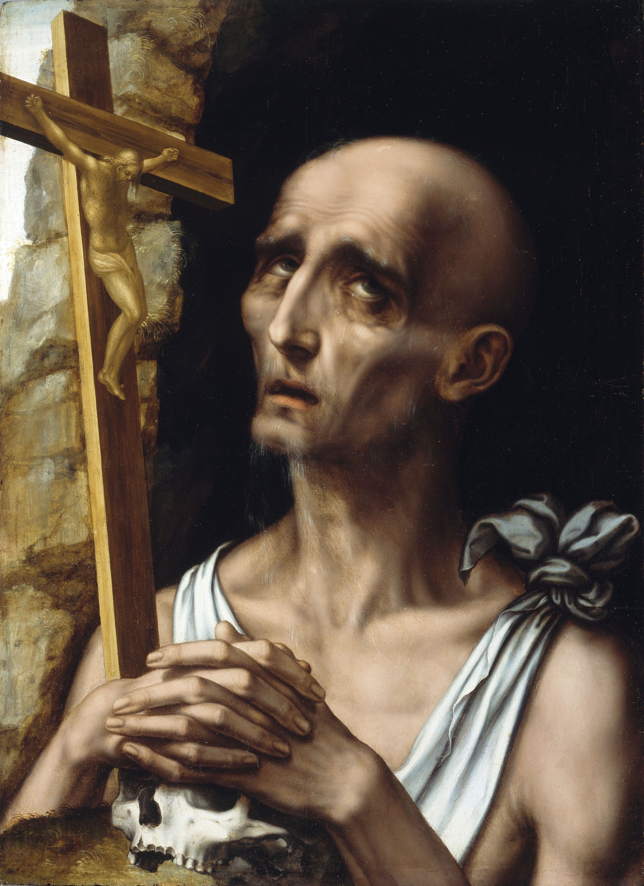 Saint Jérôme dans le désert - Luis de Morales - Alpha Reproduction