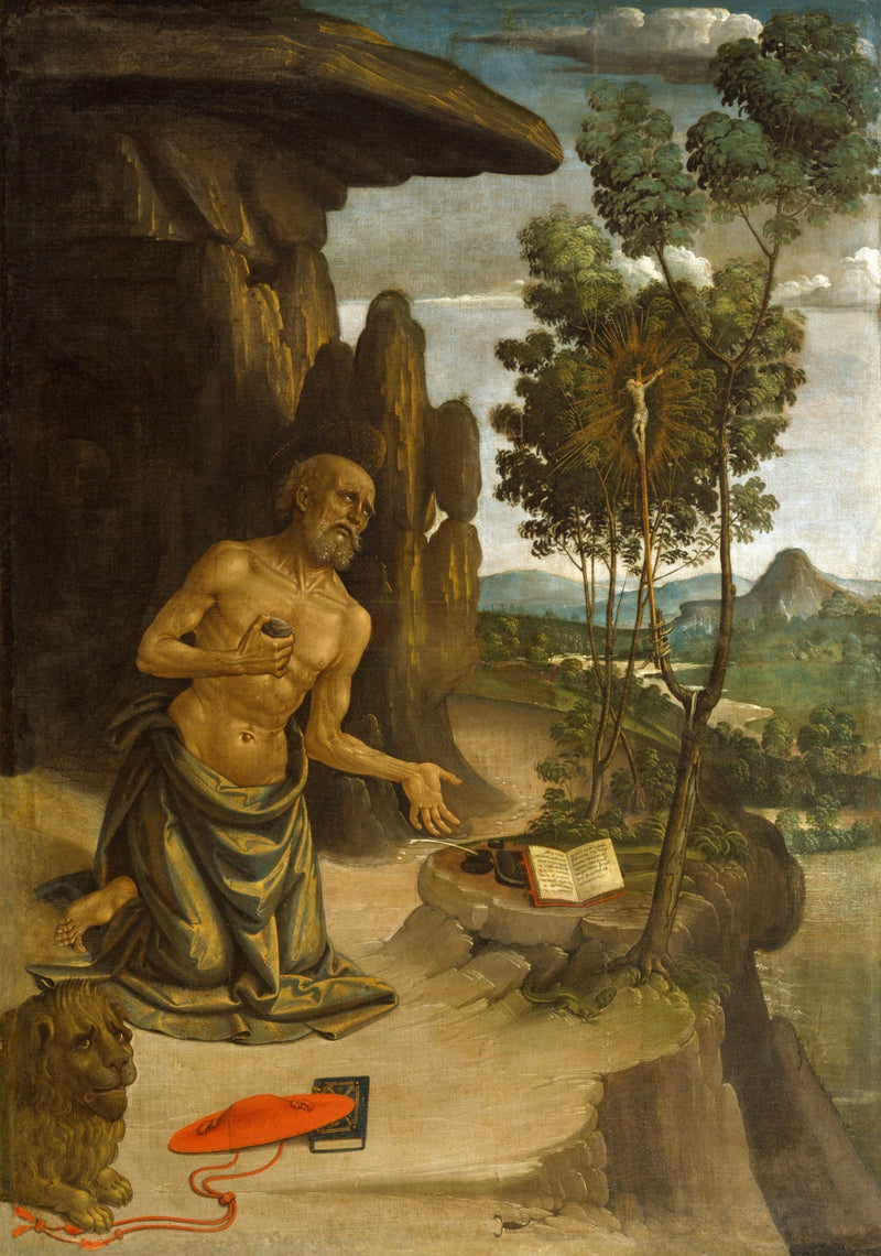 Święty Jerzy w pustyni - Pinturicchio