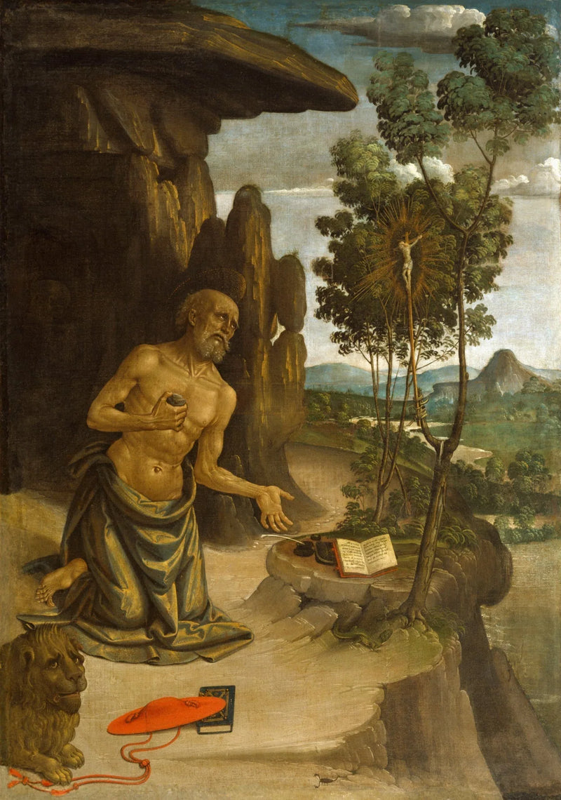 Święty Jerzy w pustyni - Pinturicchio