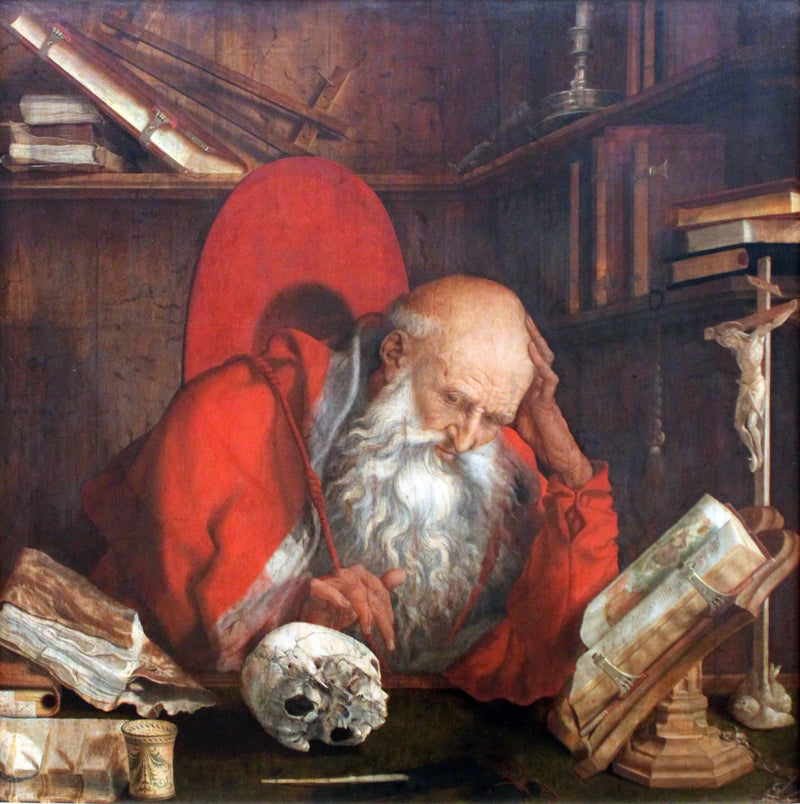 Święty Hieronim w swojej celi - Marinus van Reymerswale