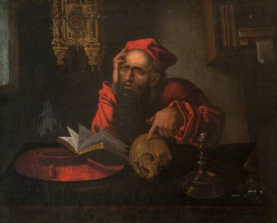 Saint Jérôme dans son cabinet de travail - Joos van Cleve - Alpha Reproduction