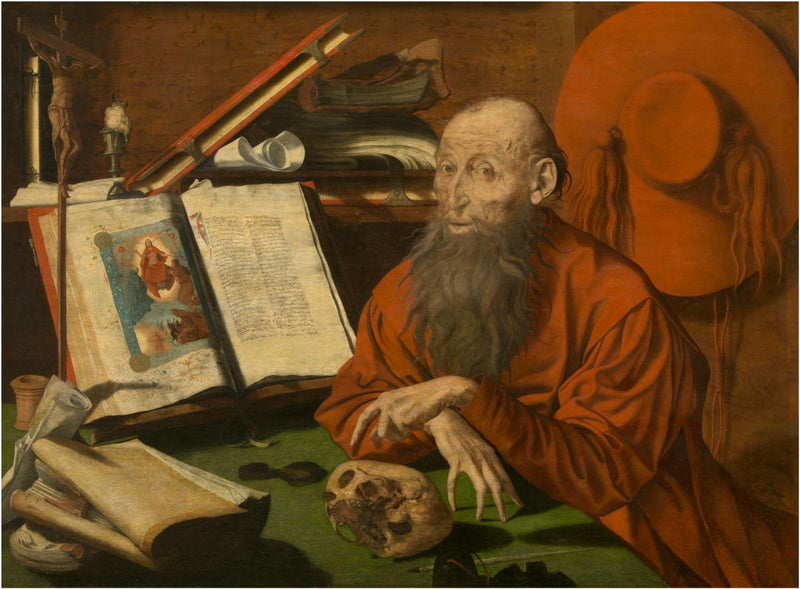 Święty Hieronim z Betlejem - Marinus van Reymerswale