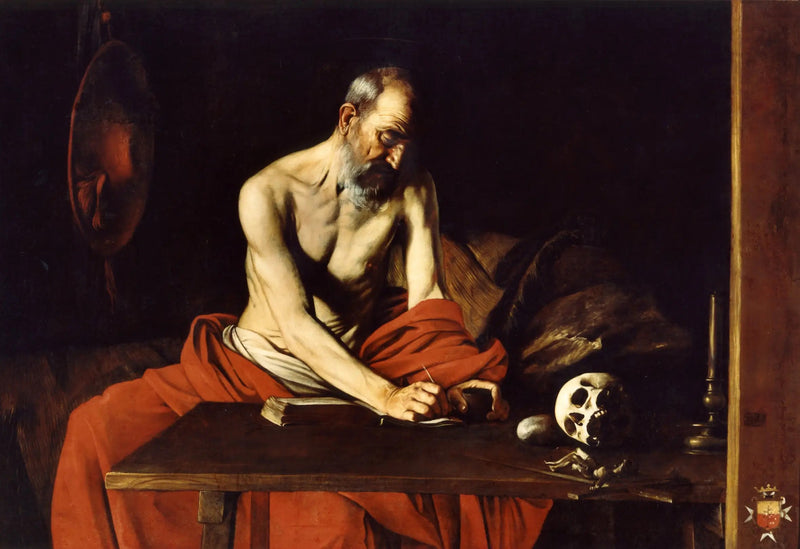 Święty Hieronim piszący - Caravaggio