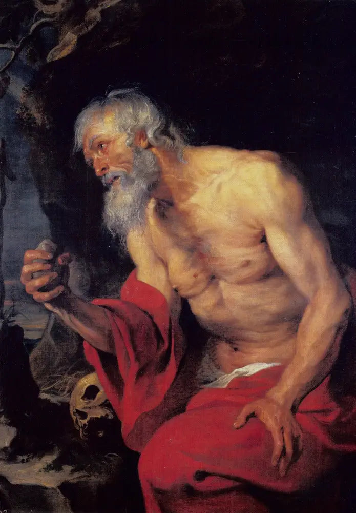Święty Hieronim w pokucie - Antoine van Dyck