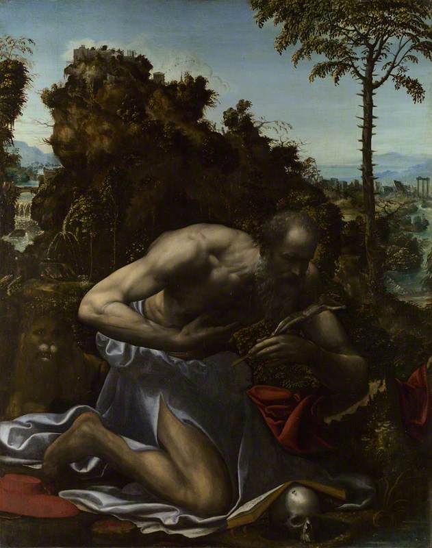 Święty Hieronim w pokucie - Il Sodoma (Giovanni Antonio Bazzi)