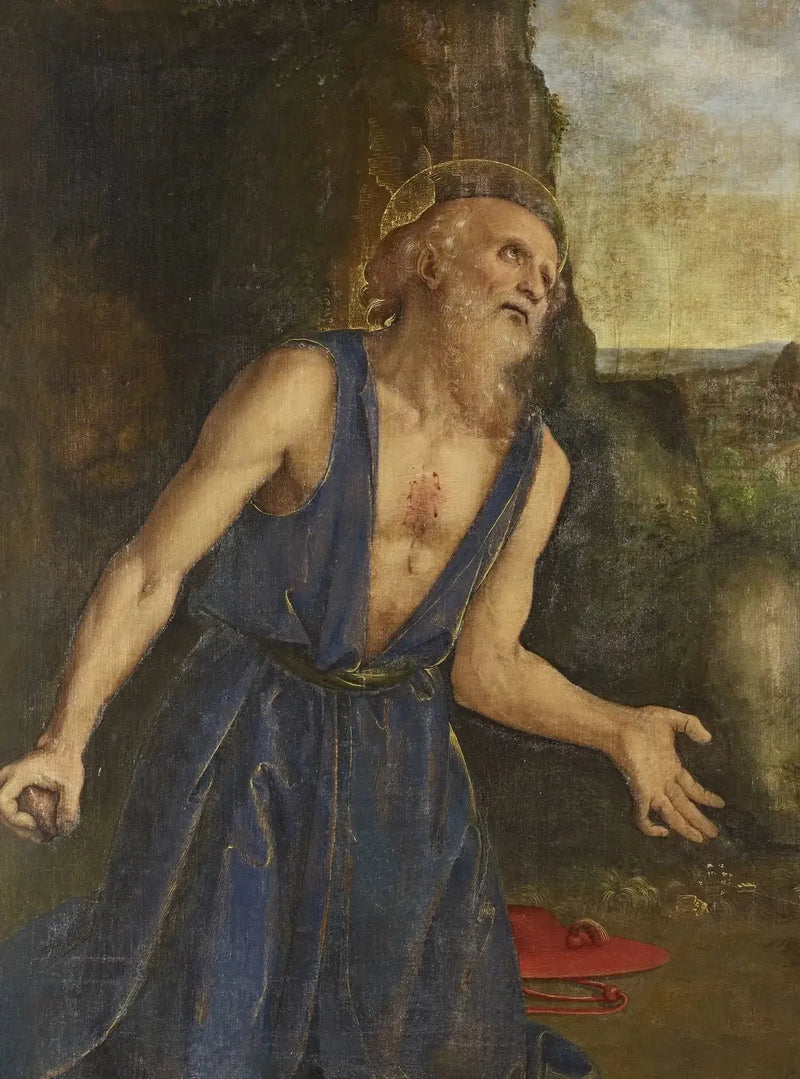 Święty Hieronim w pokucie - Pietro Perugino