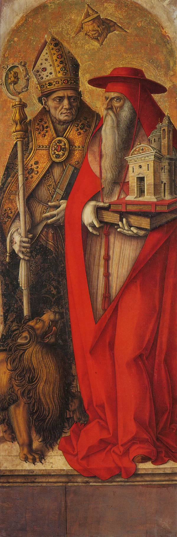 Święty Hieronim i Święty Augustyn - Carlo Crivelli