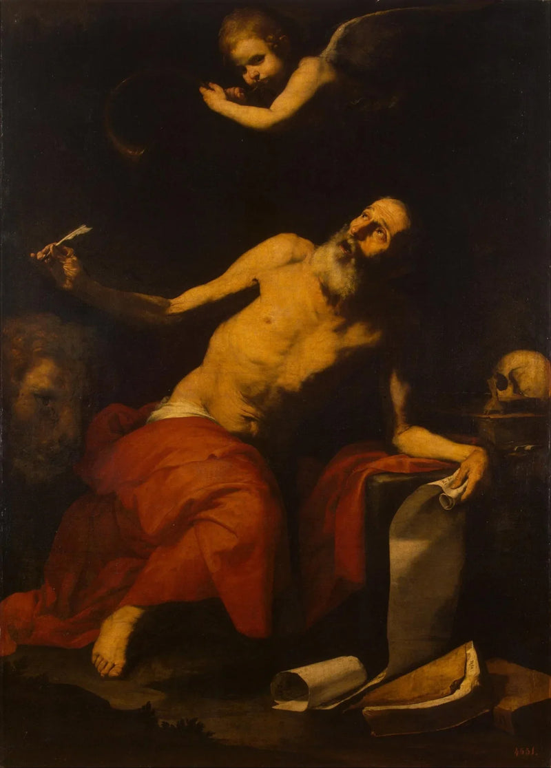 Święty Hieronim i Anioł - Jusepe de Ribera
