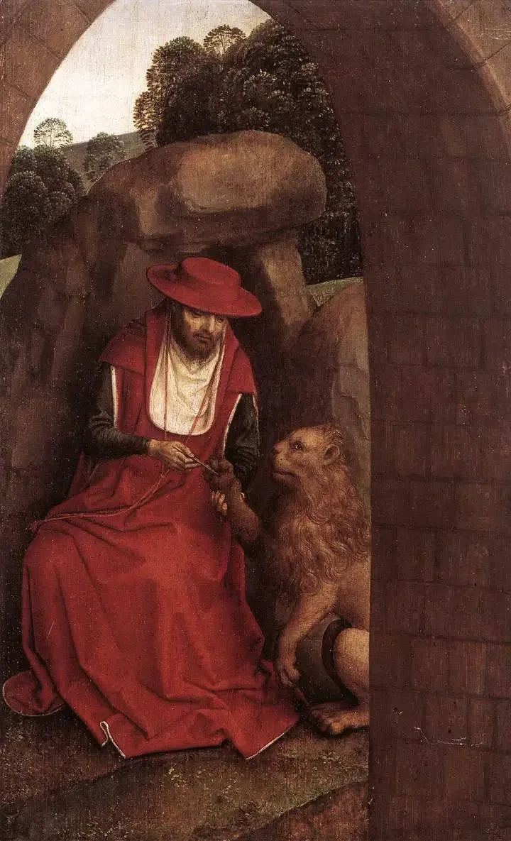 Święty Hieronim i Lew - Hans Memling
