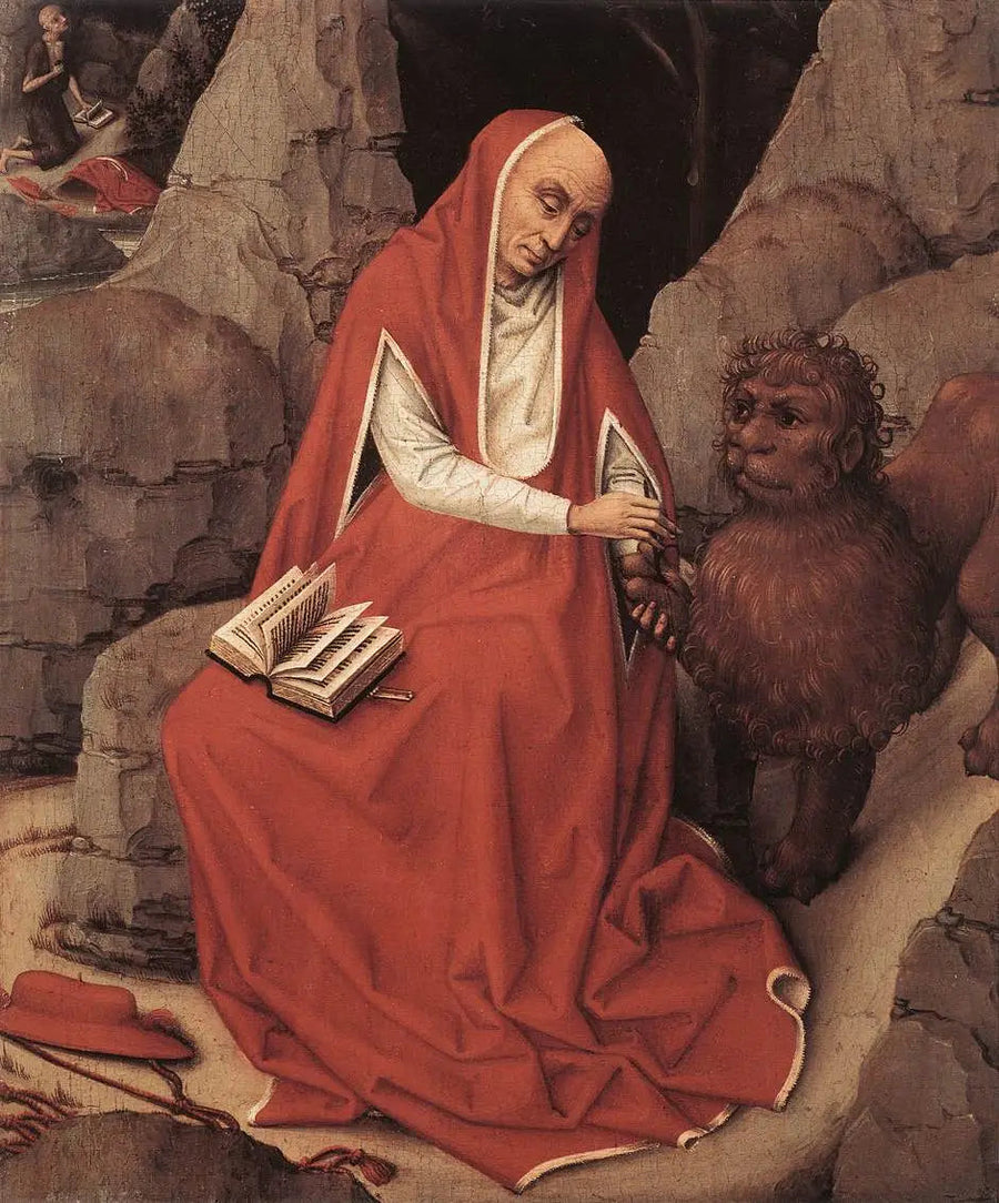 Święty Jerzy i lew - Rogier van der Weyden