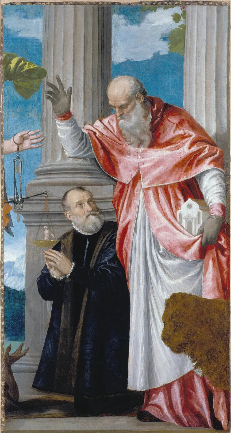 Święty Hieronim i darczyńca - Paweł Véronèse