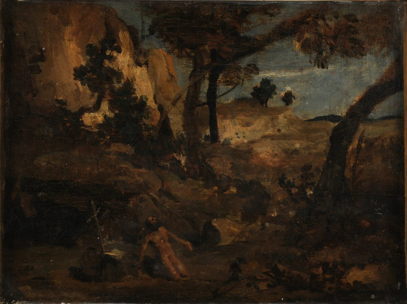 Święty Hieronim - Jean-Baptiste Camille Corot