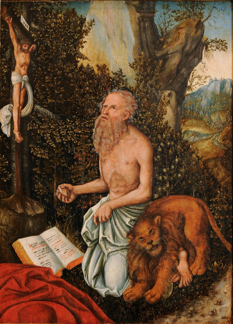 Saint-Jérôme - Lucas Cranach Starszy