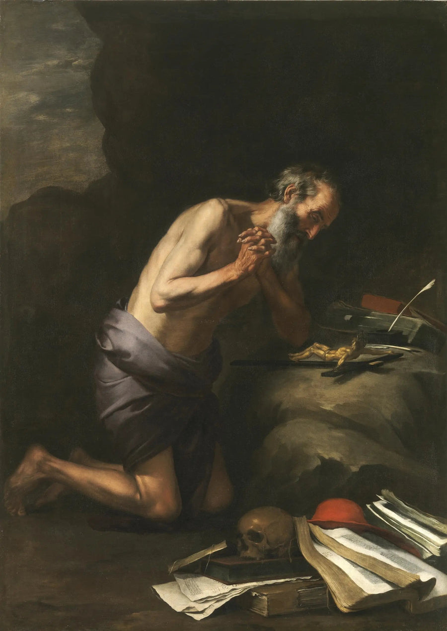 Święty Hieronim pokutujący - Bartolomé Esteban Murillo