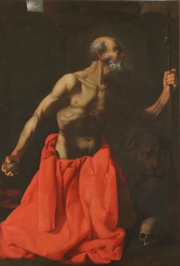 Święty Hieronim pokutnik - Francisco de Zurbarán