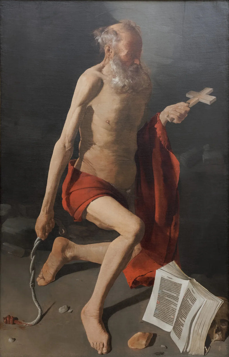 Święty Hieronim pokutnik - Georges de La Tour