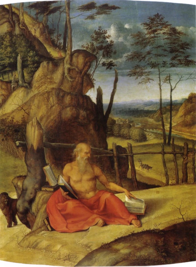 Święty Hieronim pokutnik - Lorenzo Lotto