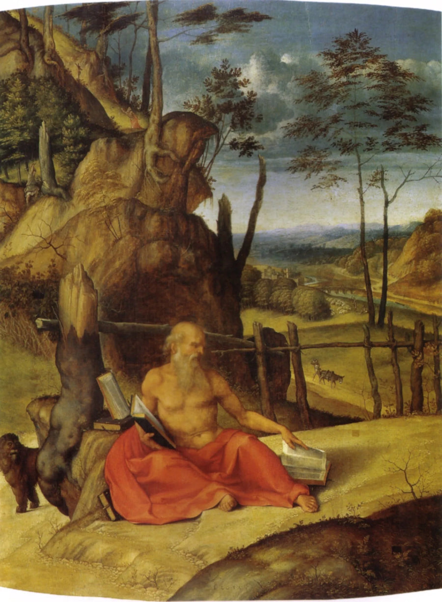 Święty Hieronim pokutnik - Lorenzo Lotto