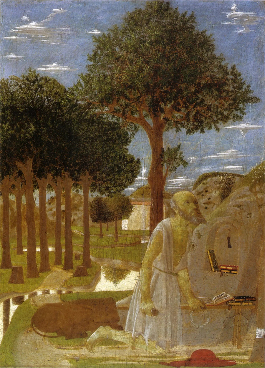 Święty Hieronim pokutnik - Piero della Francesca