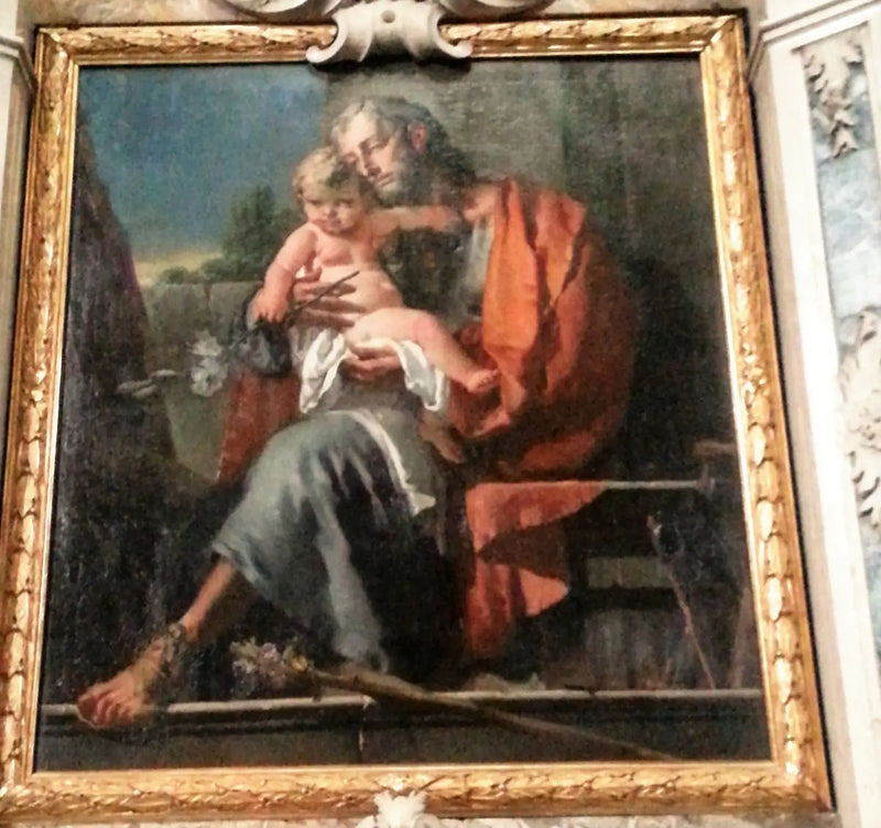 Święty Józef z Dzieciątkiem - Giovanni Battista Tiepolo
