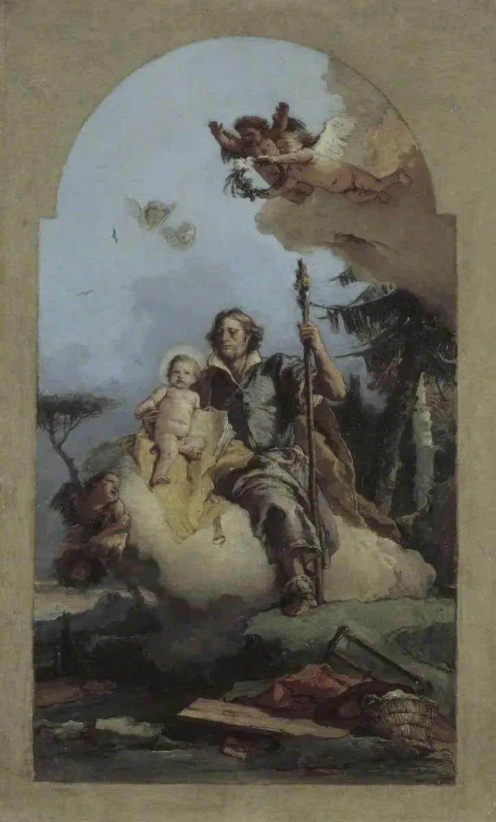 Święty Józef z Dzieciątkiem Jezus - Giovanni Battista Tiepolo