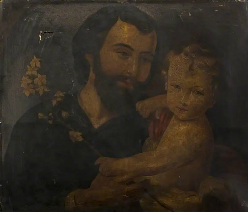 Święty Józef z Dzieciątkiem Jezus - Bartolomé Esteban Murillo