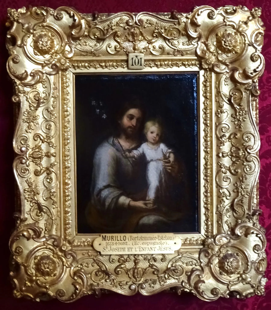 Święty Józef z Dzieciątkiem Jezus - Bartolomé Esteban Murillo