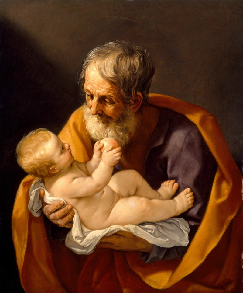 Święty Józef z Dzieciątkiem Jezus - Guido Reni