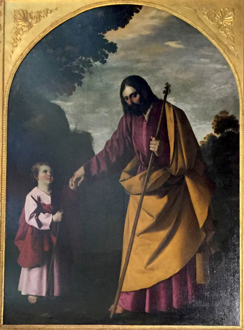 Święty Józef i Dzieciątko Jezus - Francisco de Zurbarán