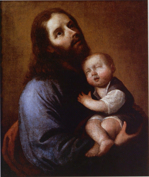 Święty Józef i Dzieciątko Jezus - Francisco de Zurbarán