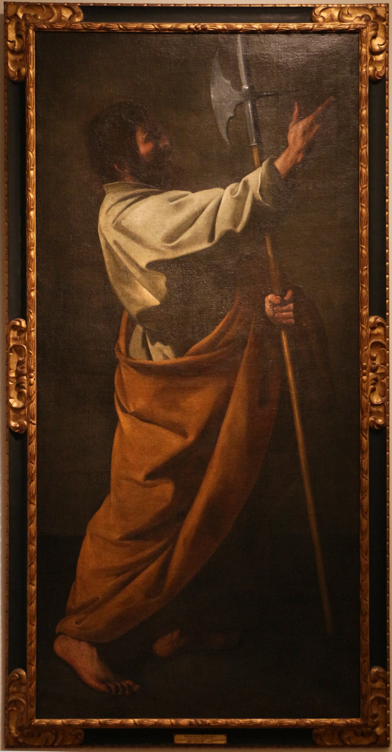 Święty Judasz Tadeusz lub Święty Mateusz - Francisco de Zurbarán