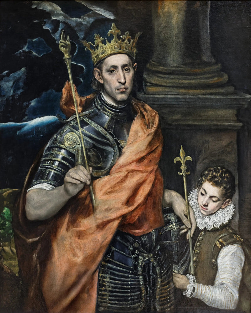 Święty Ludwik, król Francji - El Greco