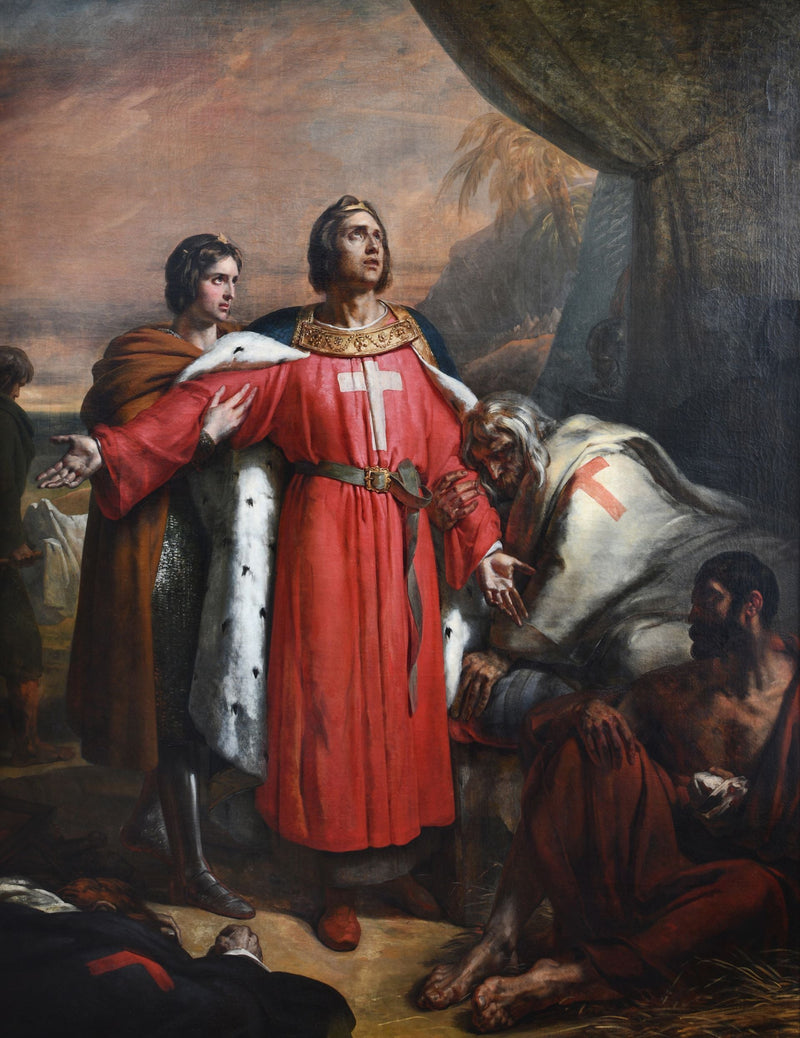 Wizyta św. Ludwika u chorych na trąd - Ary Scheffer