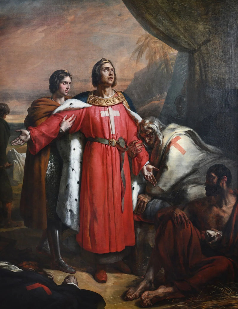 Wizyta św. Ludwika u chorych na trąd - Ary Scheffer