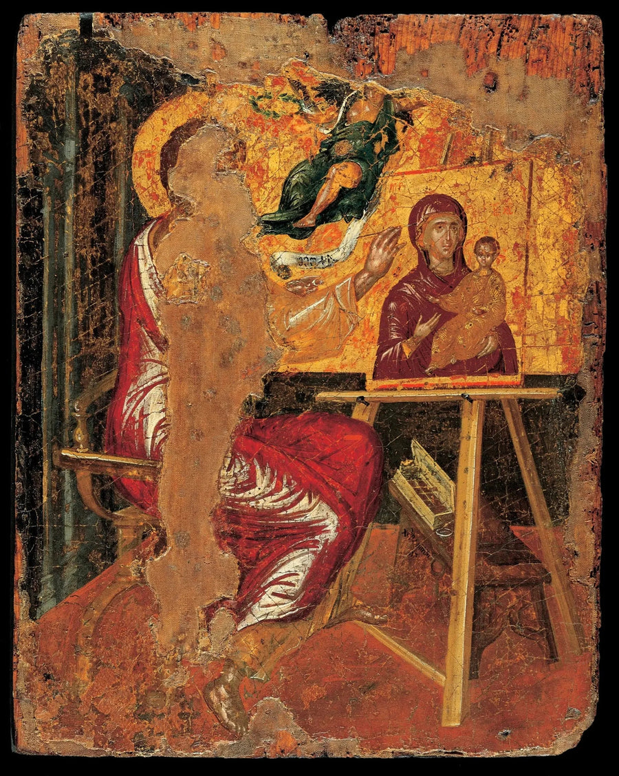 Święty Łukasz malujący Maryję - El Greco