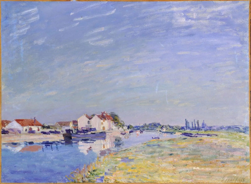 Święty Mammès - Alfred Sisley