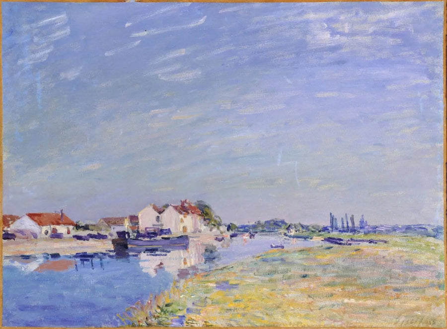 Święty Mammès - Alfred Sisley
