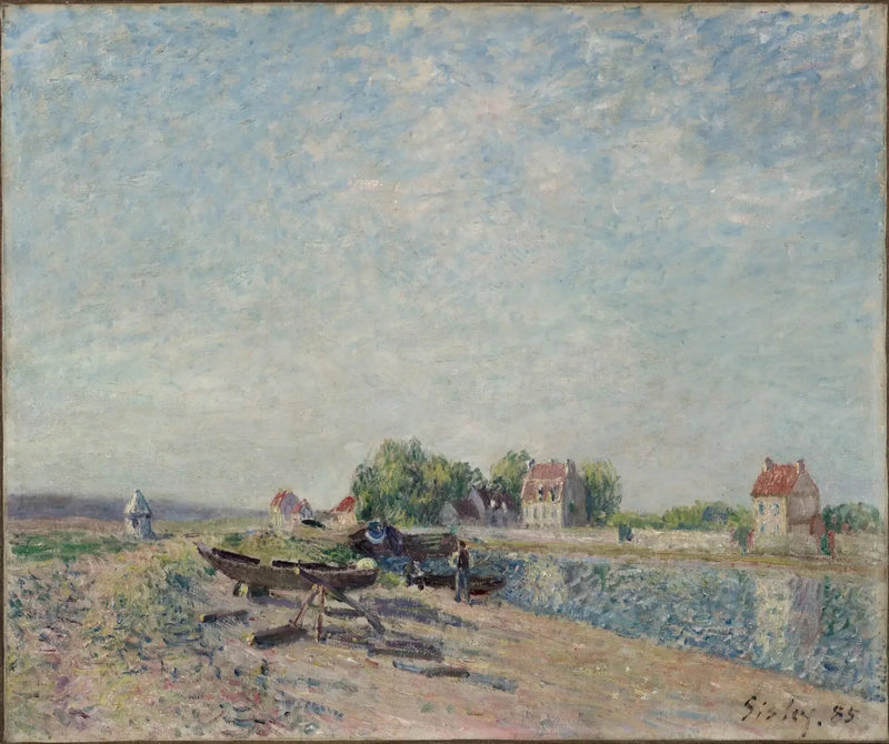 Saint-Mammès, kanał Loing - Alfred Sisley