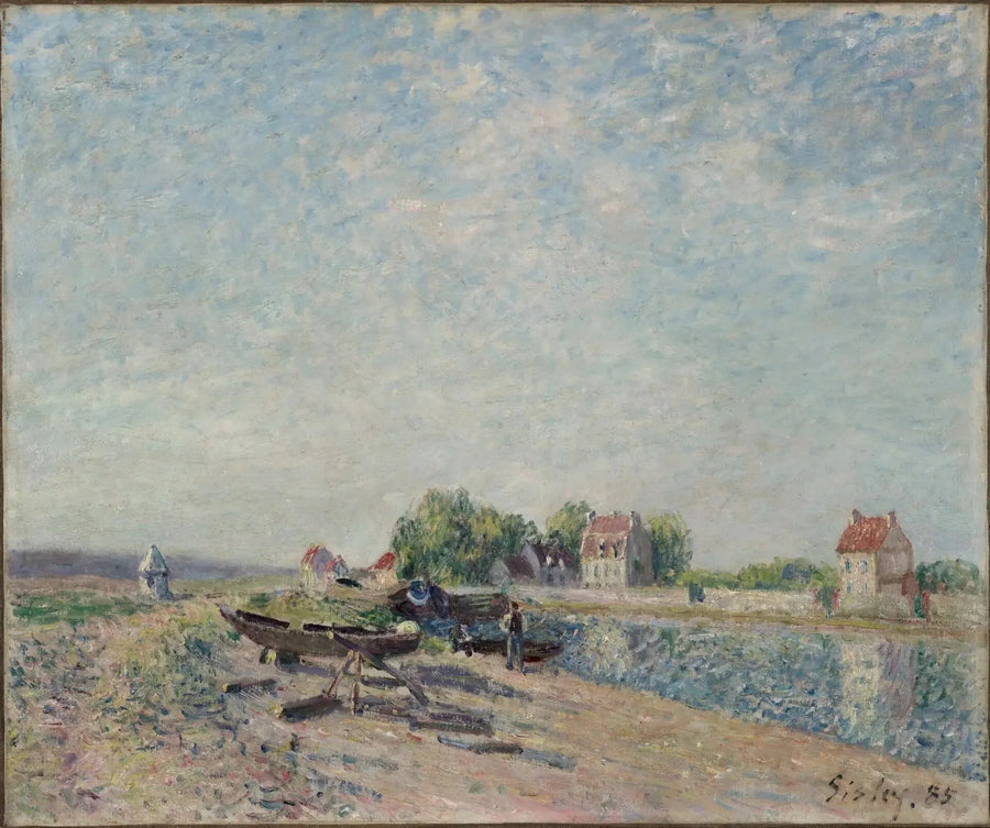 Saint-Mammès, kanał Loing - Alfred Sisley