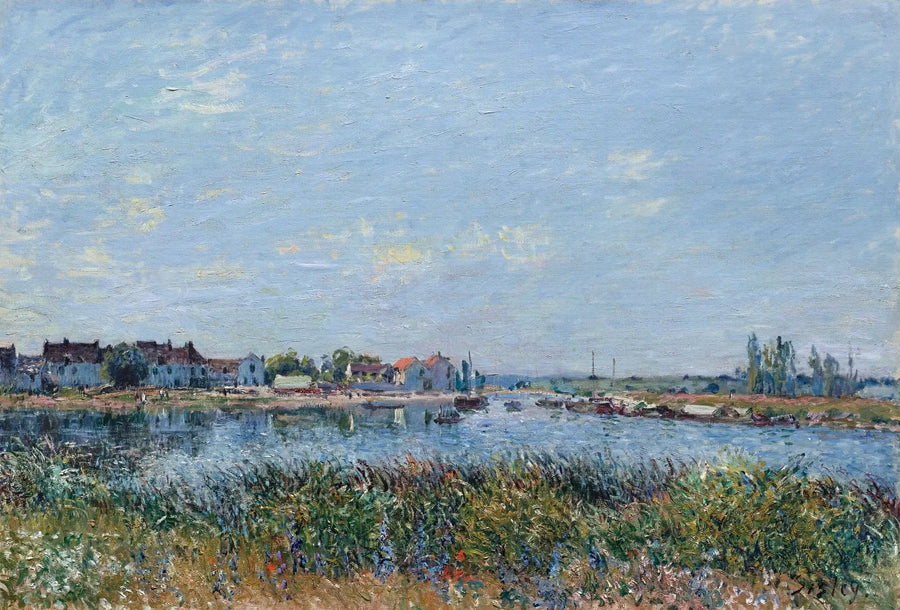 Saint-Mammès rano - Alfred Sisley