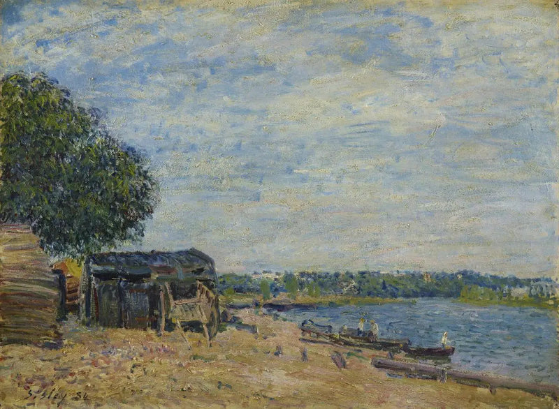 Saint-Mammès. Krajobraz - Alfred Sisley