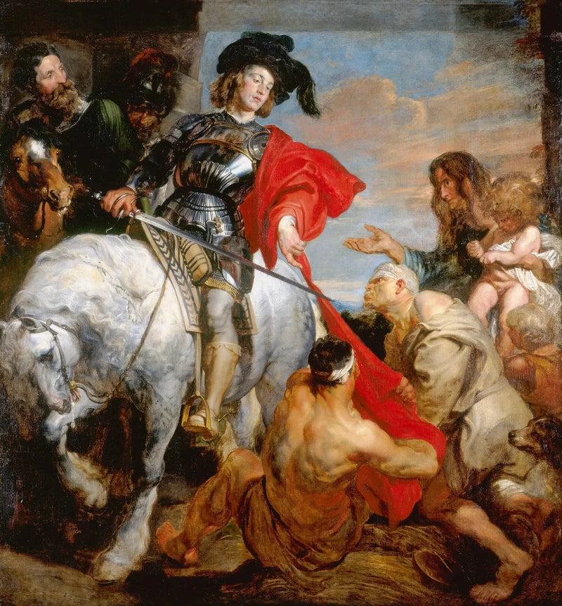 Święty Martin dzielący swój płaszcz - Antoine van Dyck