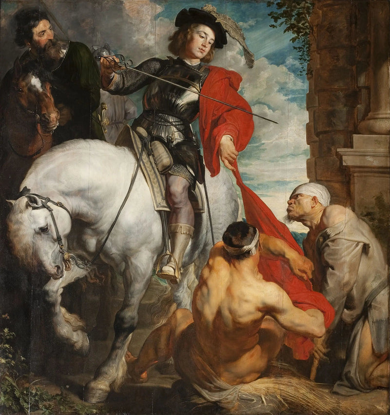 Święty Martin i Żebrak - Antoine van Dyck
