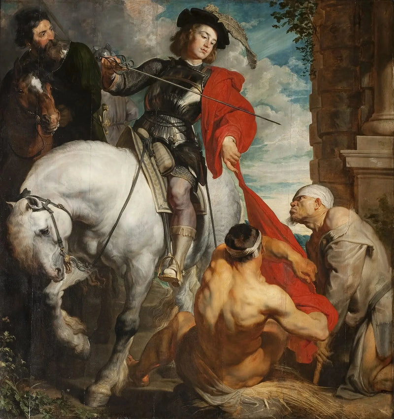 Święty Martin i Żebrak - Antoine van Dyck