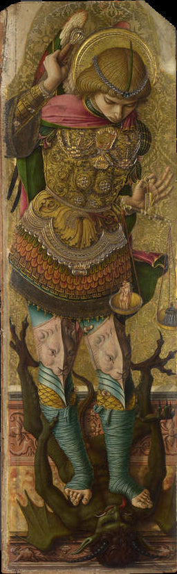 Święty Michał - Carlo Crivelli
