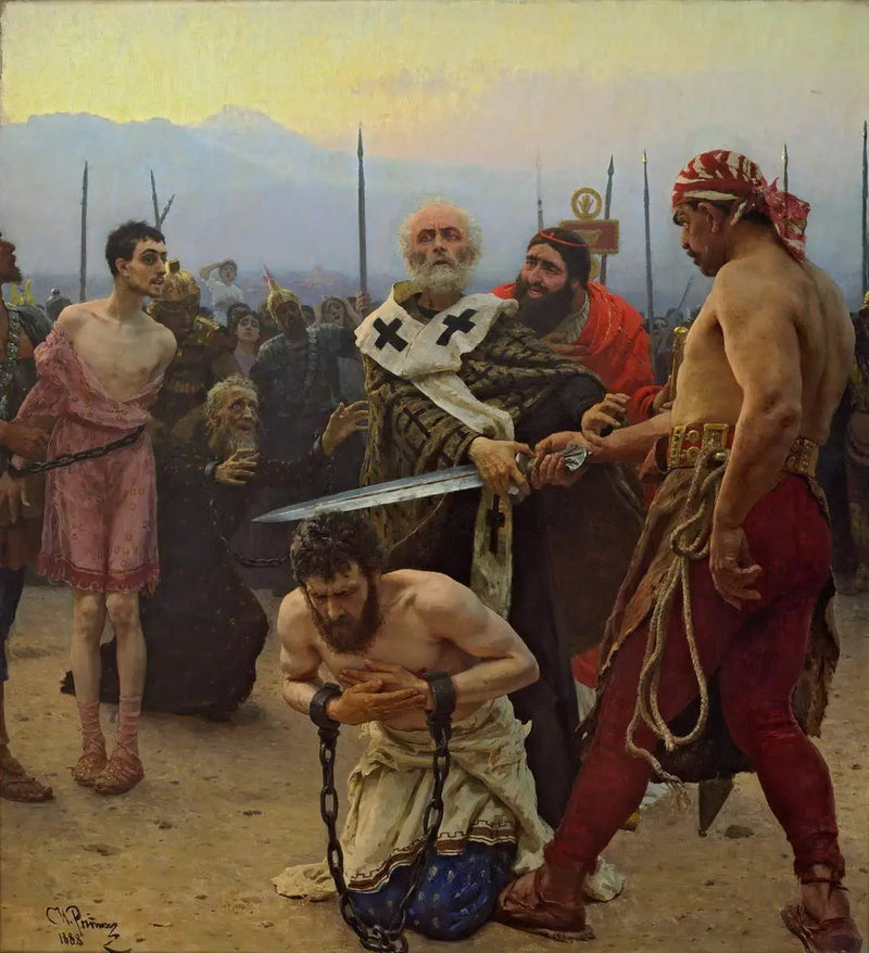 Święty Mikołaj powstrzymujący kata - Ilya Repin